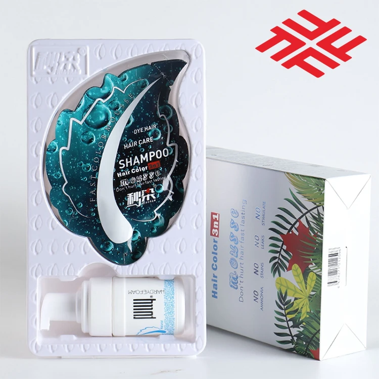 FULLY Factory New Arrival Hair Color Foam Shape No Ammonia Water Aqua Permanent Black Hair Dye