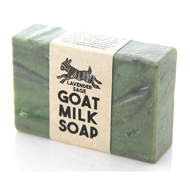 
Private Label Face Acne Remove Blackhead Brighten Skin Deep Cleansing Goat Milk Sea Salt Handmade Soap 