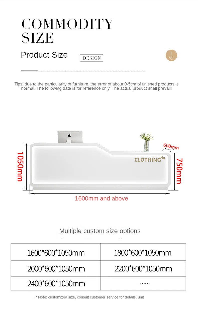 Современный салон по индивидуальному заказу выпечки Коммерческая офисная мебель кассовый аппарат красоты бар стойка регистрации