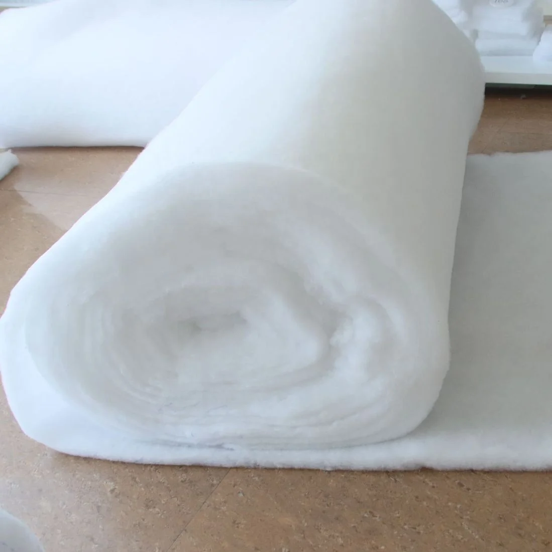 High Loft Washable Thermal Bonded Polyester Wadding/fiber Padding For Garment Interlining