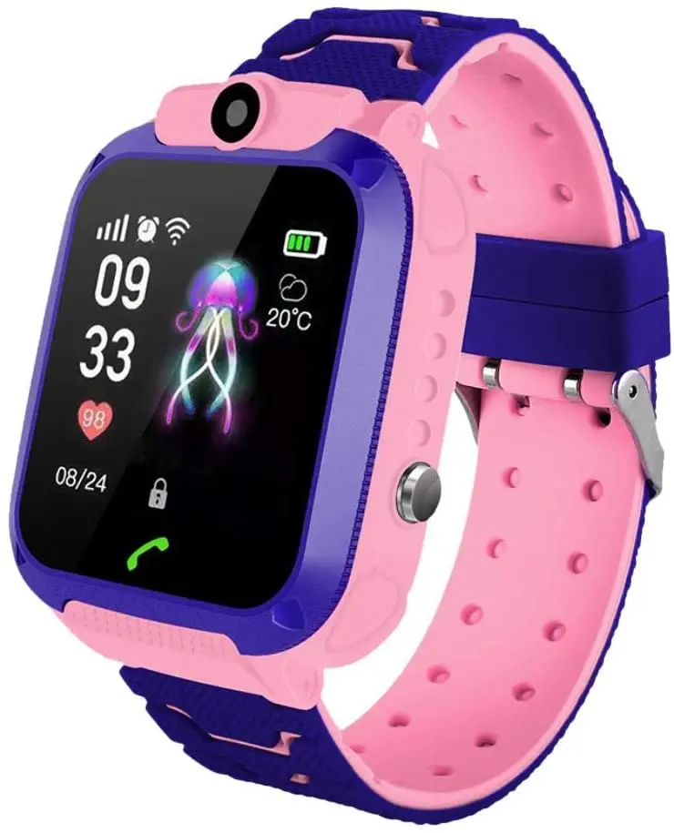 Q12 Модные телефоны вызов Браслет Сенсорный Новый смарт-часы Дети IP67