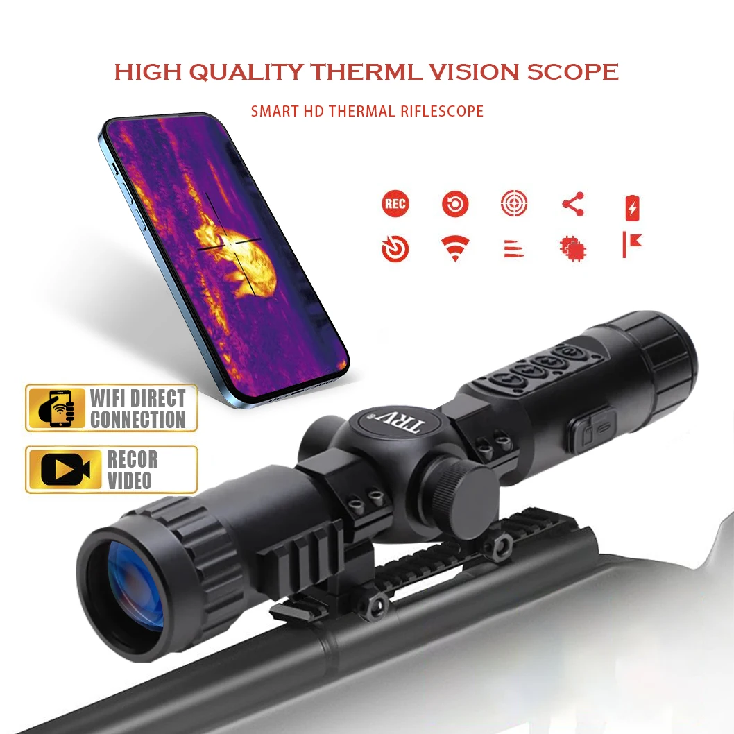 Best Price 2-10X HD Optics Thermal Imaging Scope For Hunting Infrared Night Vision  Thermal Monocular Scope For Hunting