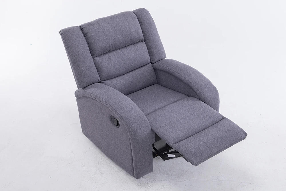 
Modern single Linen big and wide swivel with massage recliner Sofa 