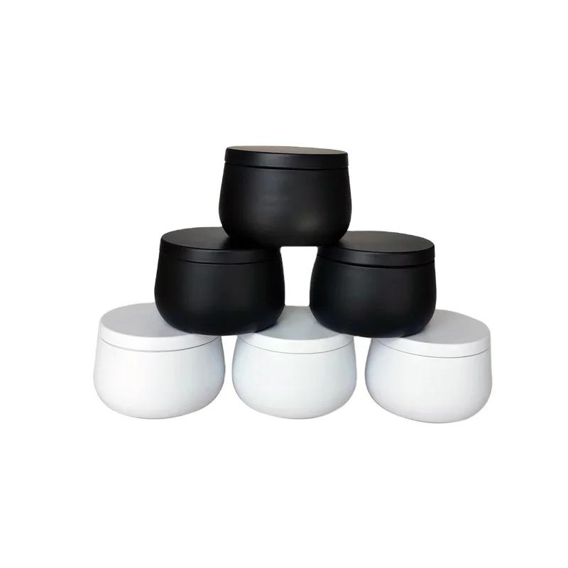 CS2023 High Quality for White Silver Round Wide Tins For Candles Cosmetic Container Aluminium Candle Jar and Aluminium Can Lids
