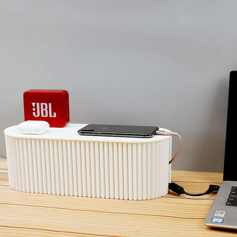 Home Safety Wire Organizer Cable Protection Box Storage Boxes & Bins Injection Plastic Multifunction Classic Rectangle