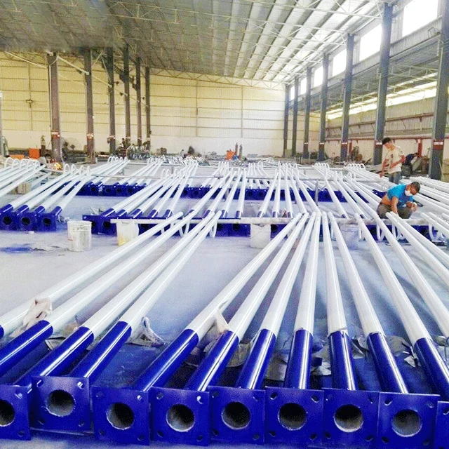 6 meter 10ft Galvanized Carbon Decorative Outdoor Garden Street Lighting Pole Price