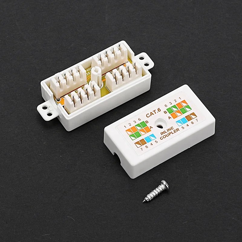 4 пары/8-way Cat 6 встроенный пробойник соединитель кроны соединительный элемент RJ45