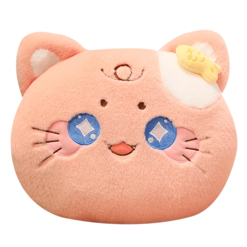 Multi Colors Soft Cat Hand Warmer Pillow Stuffed Anime Plush Toy