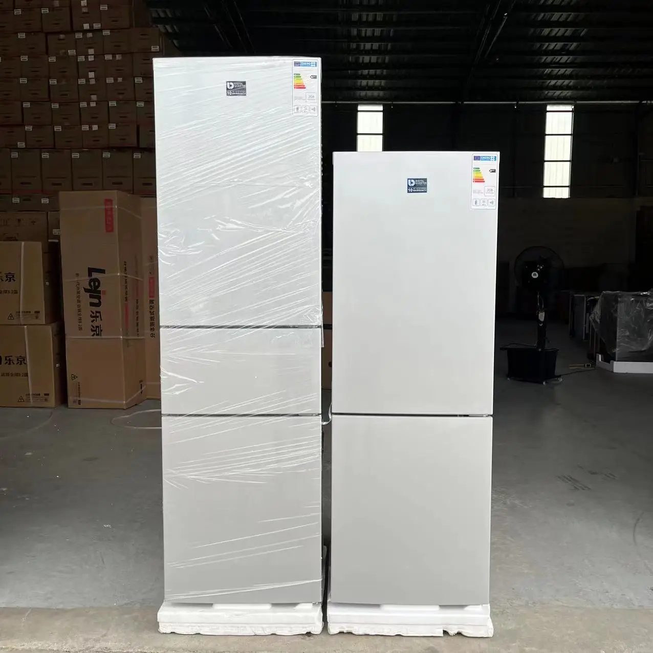 202-216l Refrigerator Household Rental Office Use Frozen Dormitory Three Door Mini Refrigerator Home Refrigerators