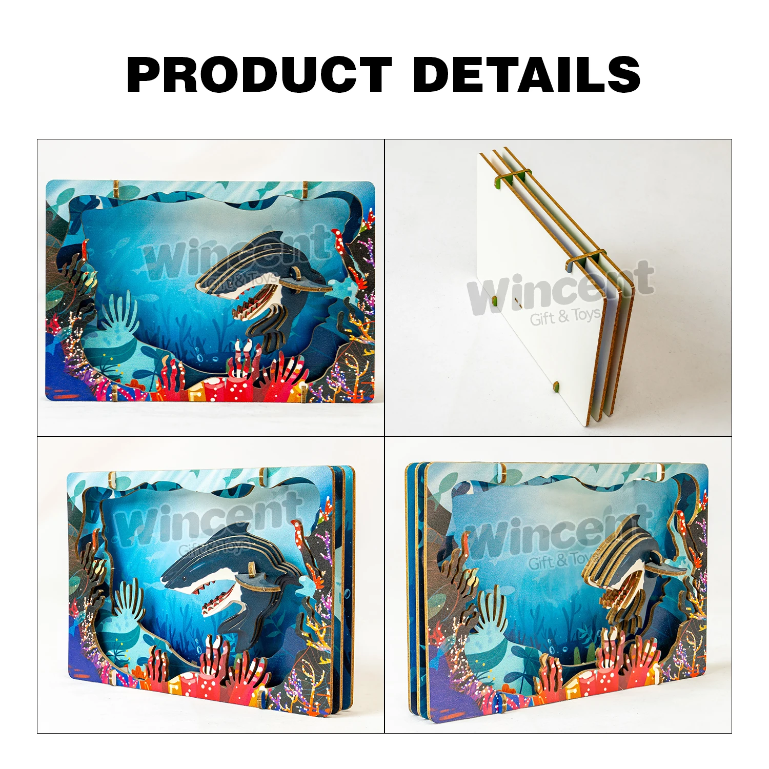 Wincent Miniature Theater Puzzle Latest Design CMYK UV Print Children Creative DIY Experiments Custom Educational Toy