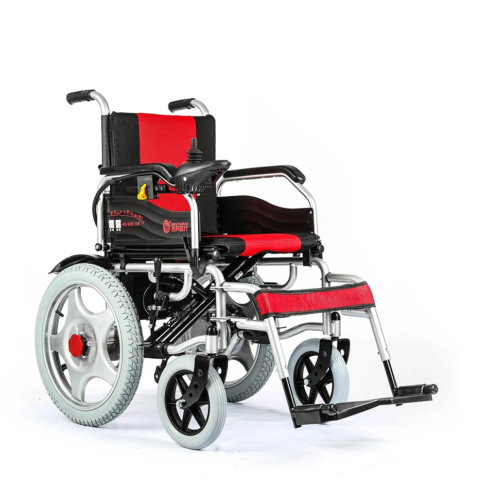 Jerry Adjustable Footrest Human Care Medical Apparatus Lightweight Electric Power Wheelchair