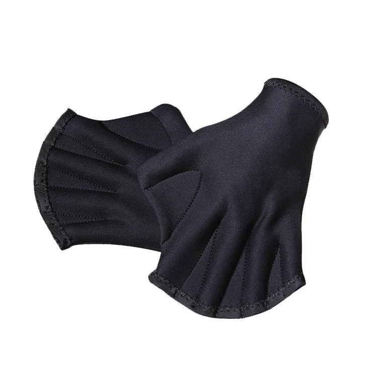 2MM Adjustable Swim Gloves Aquatic Fitness Water Resistance Training Webbed Gloves