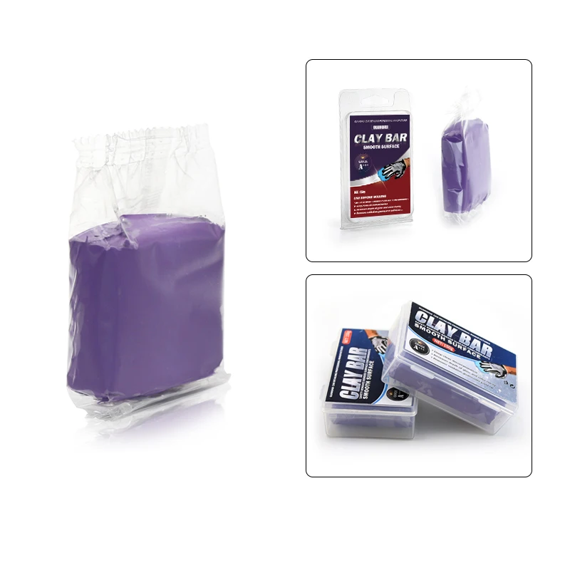 Автомобильный уход детейлинг Аксессуары производство мягкого типа агрессивный фиолетовый 100 г глина для автомобиля