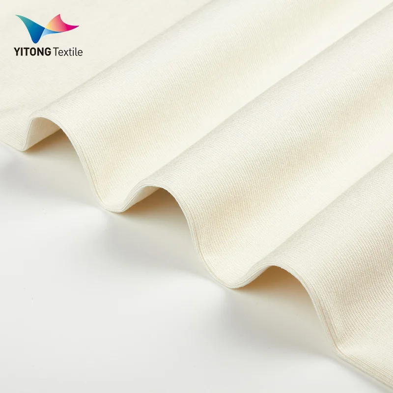 Stock Lot 270 gsm Viscose Rayon Fabric 93% Rayon Viscose 7% Spandex Fabric for Clothing