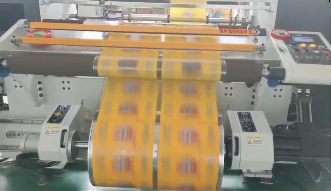 HK-1300C Jumbo Roll Slitting Rewinding Machine for Adhesive Sticker and Paper Film
