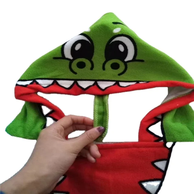 Wholesale Kids Hooded Towel Children Bath Towel Poncho Beach Towel with Hood