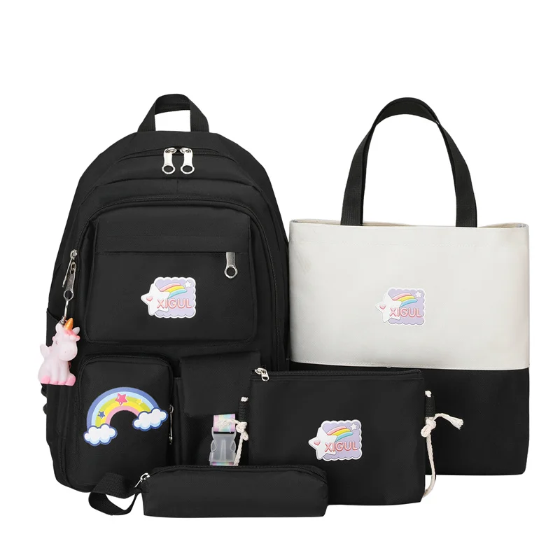 Wholesale Custom Logo bags for high school girls latest school backpack bags for girls