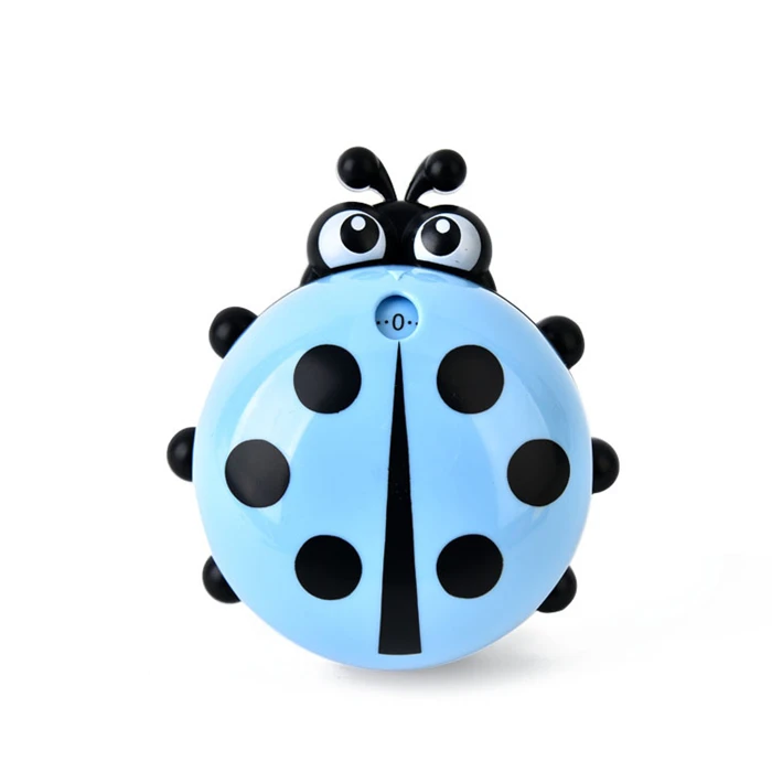 cute ladybug animal shaped magnetic timer kitchen mechanical