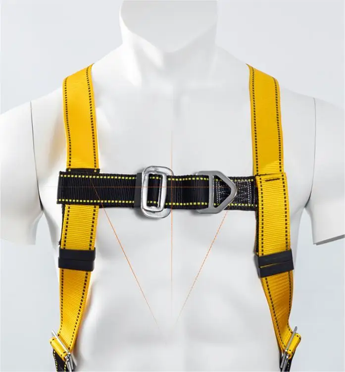 Fall Arrest Sport Electric Security Equipment Pole Climbing Safety Belt Man Roof Safety Harness Full Body Scaffold Safety Belt