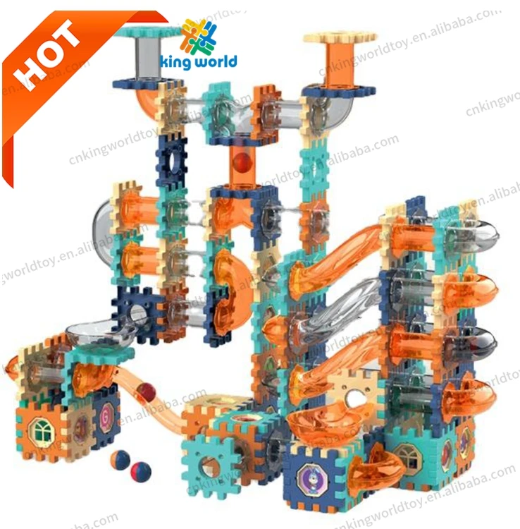 286 Pcs STEM Building Toys Marble Run Race Track Building Blocks Educational & Learning Toys for children