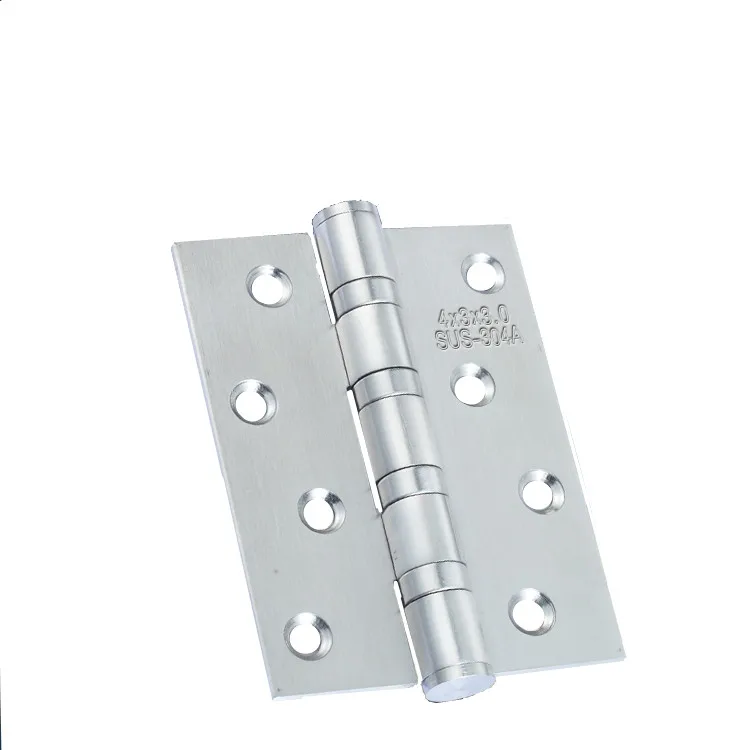 4*3*3A 4inch 4BB stainless steel 201 butt door hinges for wooden door