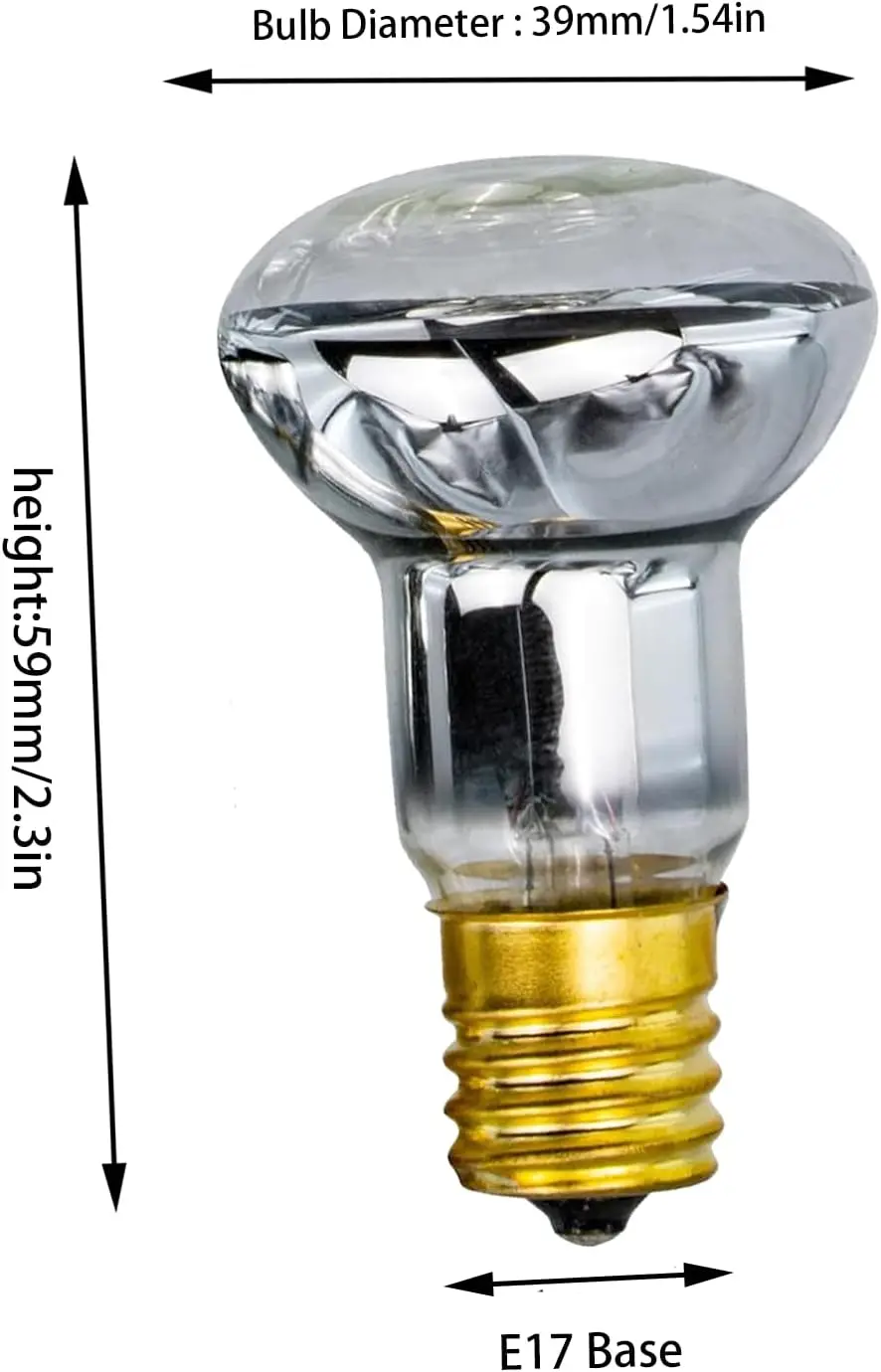 TSINYE Warm White Energy Saving Lava Lamp 30W Aluminum Reflector Bulb for High-Temp Experience Accessories Home Decor