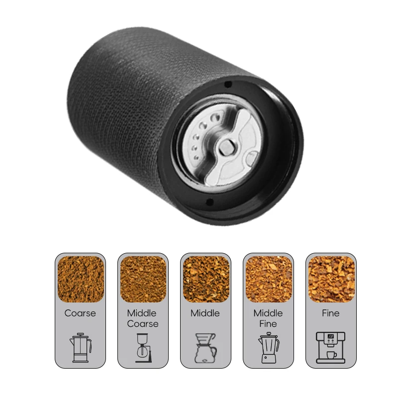 Home Portable Camping Travel High-End Design Hand Manual Coffee  Grinder Burr Coffee Hand Grinder Coffee Mill