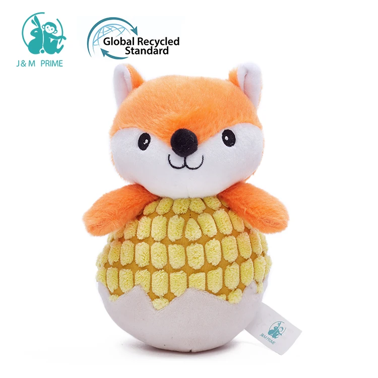 New Stuffed Plush Orange Fox Doll Stuffed Animals Toy Cartoon Fat Fox Plush Toys
