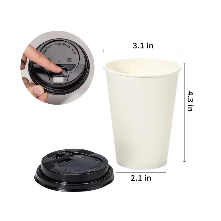 8oz 12oz 16oz Custom Drink Disposable Coffee Tea Paper Cup