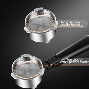 Cafe Shop Mocha Cappuccino Latte Multifunctional Semi Automatic Espresso Coffee Machine With Hot Steam Milk Frother