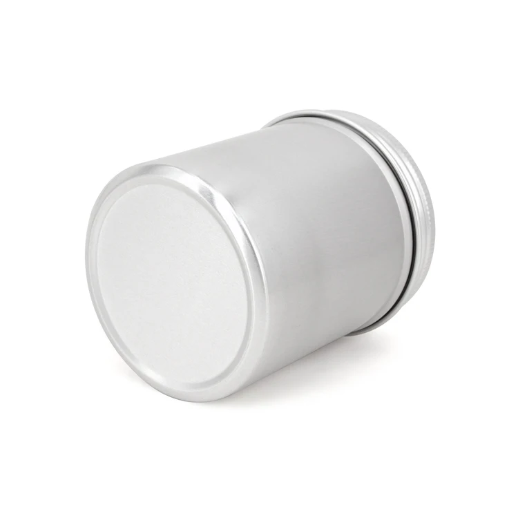 300ml aluminum canisters with screw-on lids