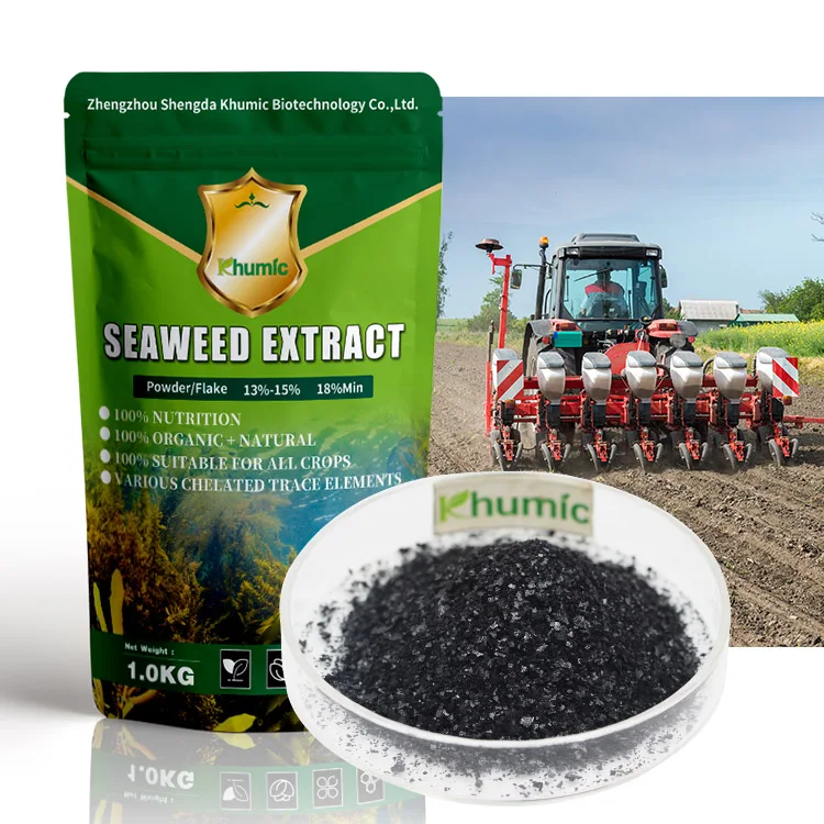 Регулятор роста растений, экстракт морских водорослей в порошке/хлопья, органическое удобрение