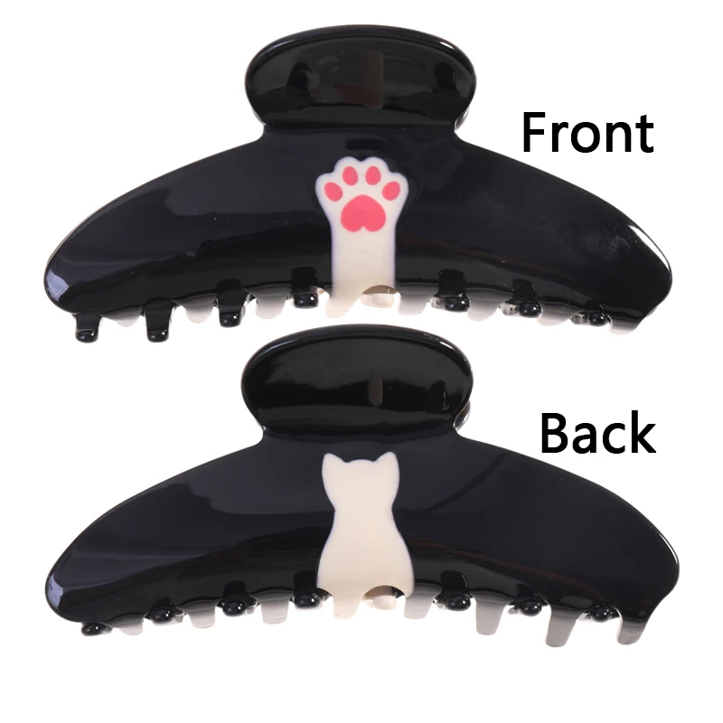 Midairy factory direct sale french style women accessories cute cat hair clips for ladies girls CSFZ0537