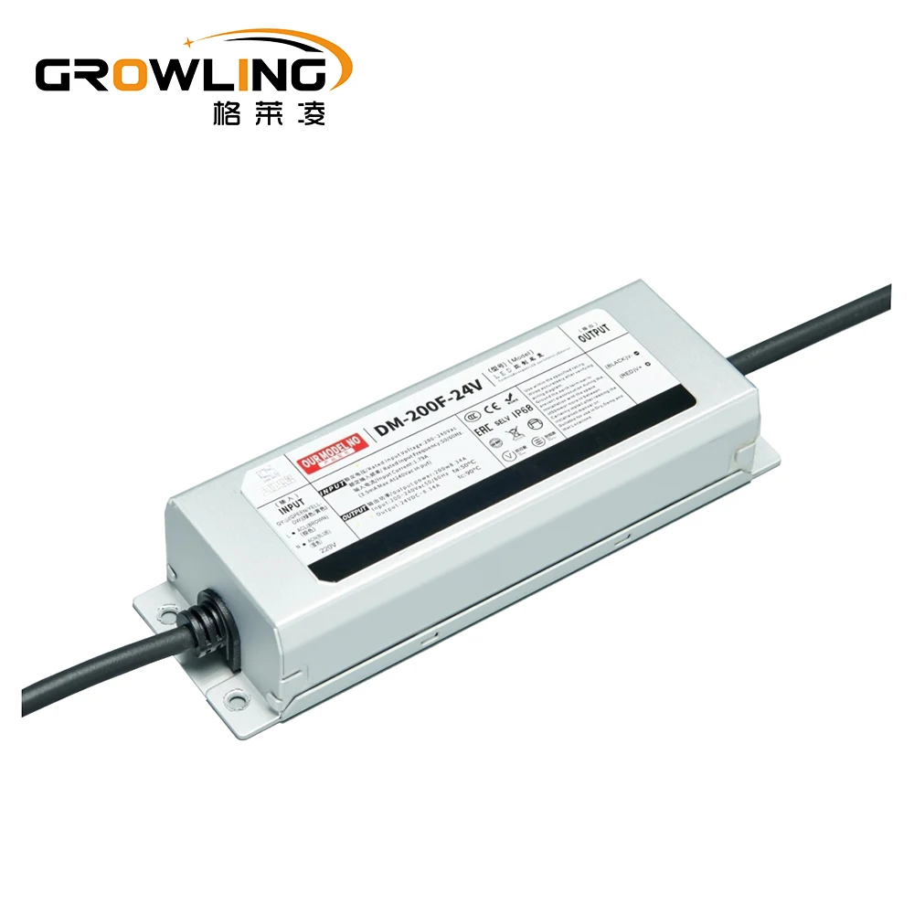 New 75w 100w 150w 200w 300w 220v ac 12v dc power supply waterproof ip68 led driver switching power supply