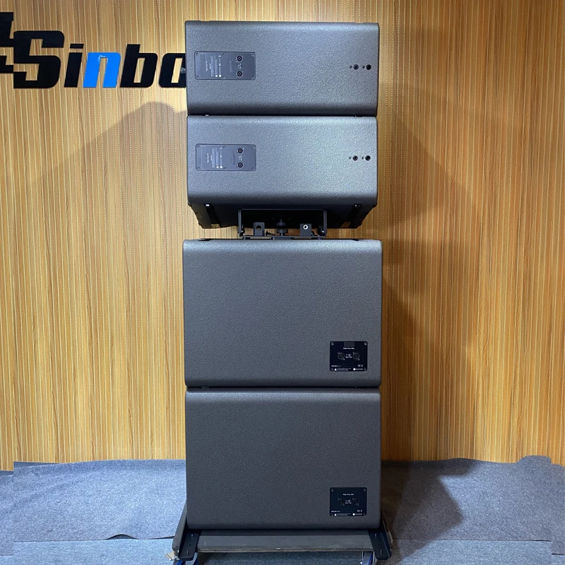 Super Bass Wide Frequency Pa Sound Music Stage 15  Inch Line Array Set Passive Professional Audio System For Wedding