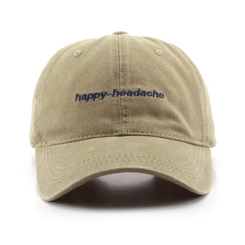 Custom Logo Washed Vintage Distressed Dad Hats Adjustable Denim Plain Cotton Baseball Jeans Caps For Men Women