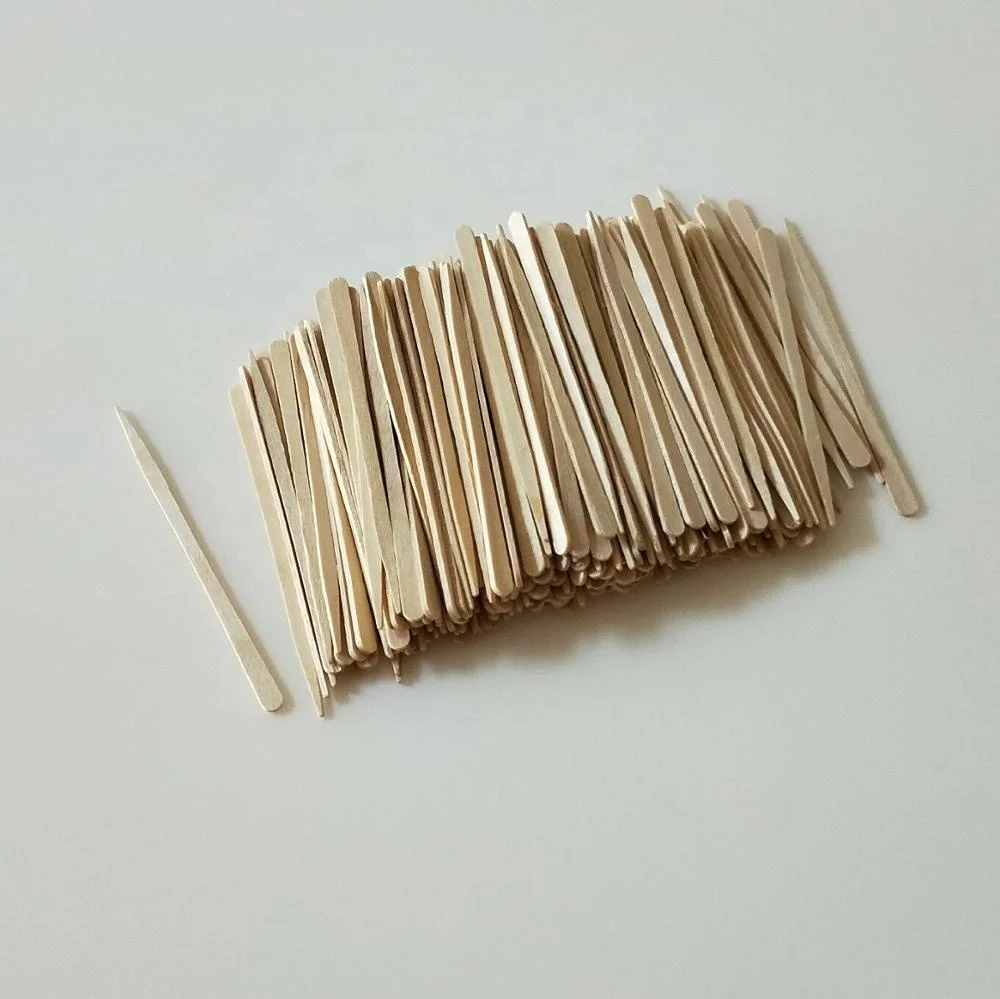 
Biodegradable disposable wooden eyebrow waxing spatula 3.5 inch 100pcs/bag 