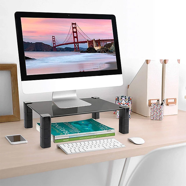 
Height Adjustable Monitor Riser Monitor Stand Laptop Stand Laptop Riser Office Storage 