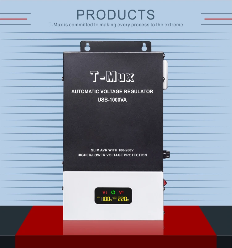 Relay control 220V AC estabilizador de voltaje 1000VA estabilizador de voltaje