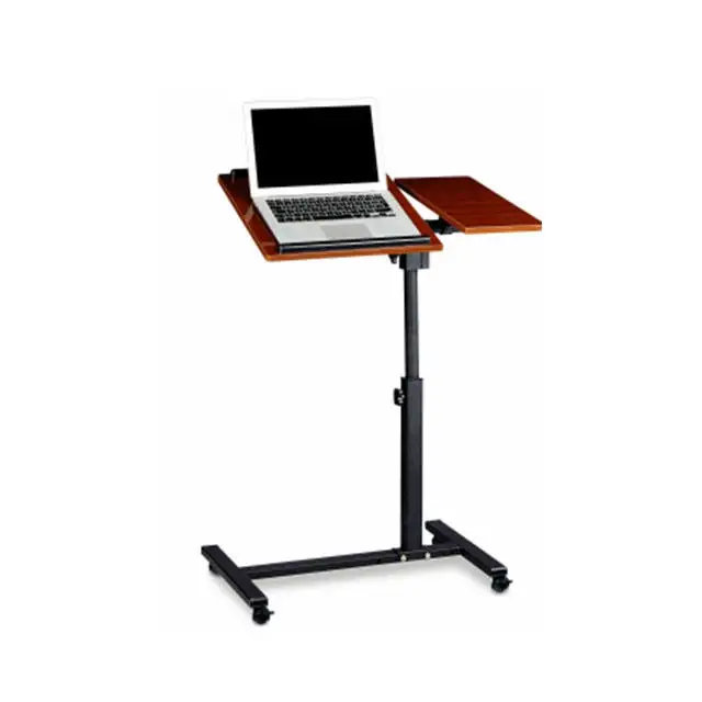 Wholesale Portable Rolling laptop desk Adjustable laptop desk with wheels Adjustable laptop stand