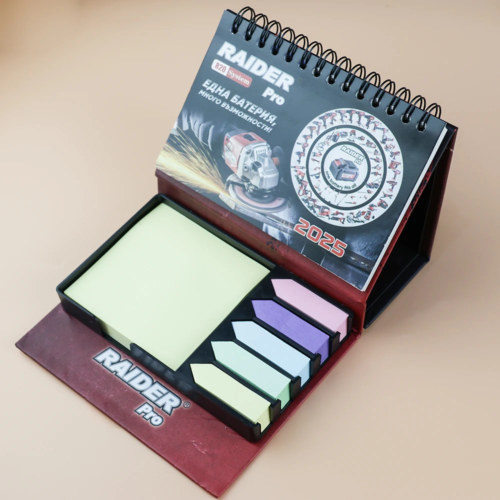 GemFully office design calendar customizable 2025 planners annual planner stickers memo pad calendar