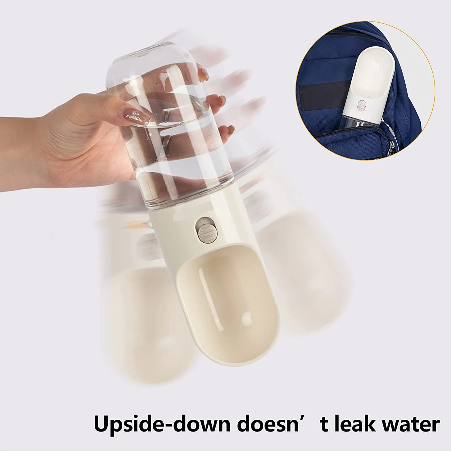 Leak Poof Plastic Dog Drinking Water Dispenser Travel Walking for Dogs Drinking Water Bottle