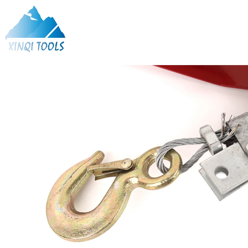 XINQI 4T Wire Cable Hand Winch Puller With Double Gear Hand Winch Cable Puller