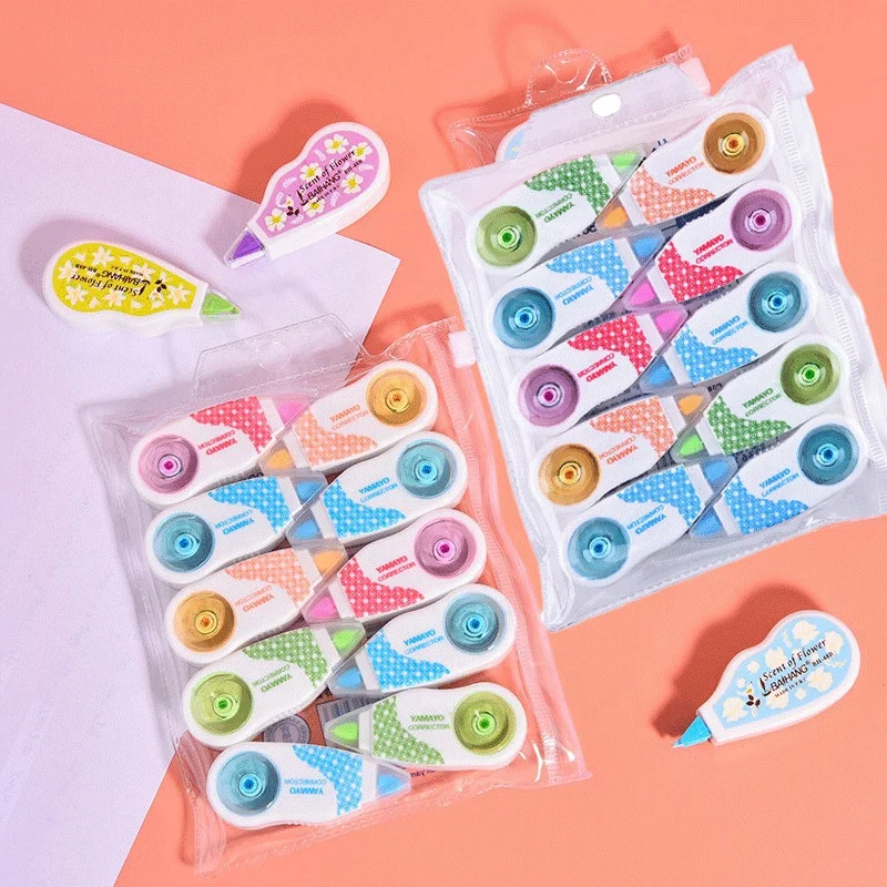 10 Mini Correction Tapes Wholesale Correction Tapes For Junior High School Students Cute Lace Correction Tapes