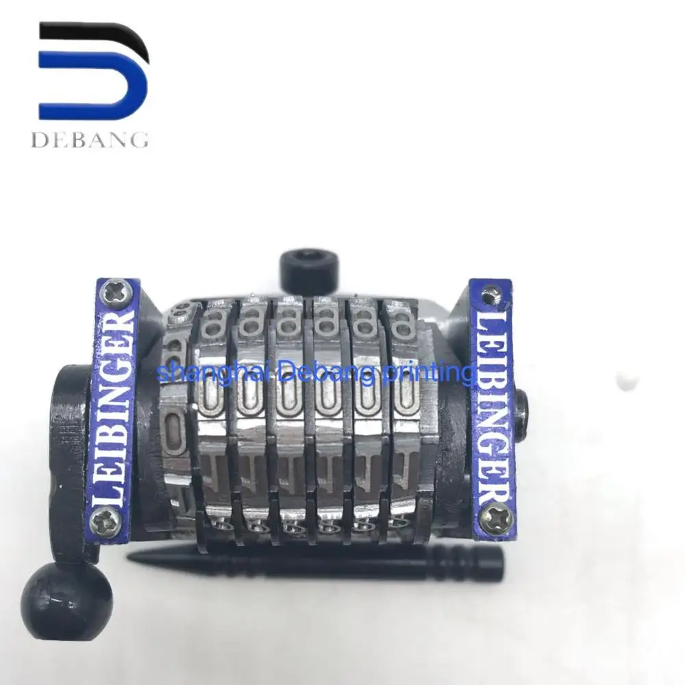 Good quality 7 digits vertical numbering machine without spring can lock 3 digits for GTO printing machine