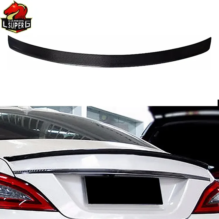 Auto Parts carbon fiber AMG Style Spoiler For Mercedes-Benz CLS W218 2012 Rear Wing