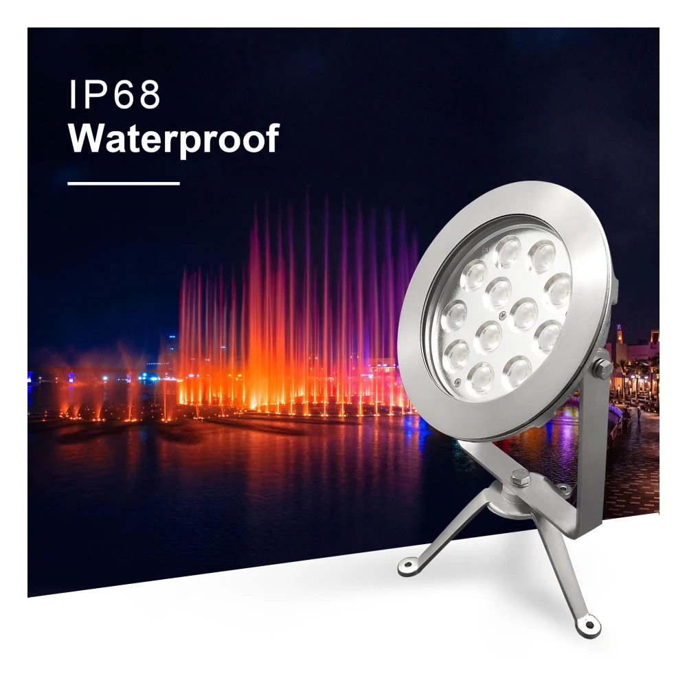 Joyful Lamp DALI dimmable stainless steel 316  warm white structural waterproof led underwater spot light for pool and pond