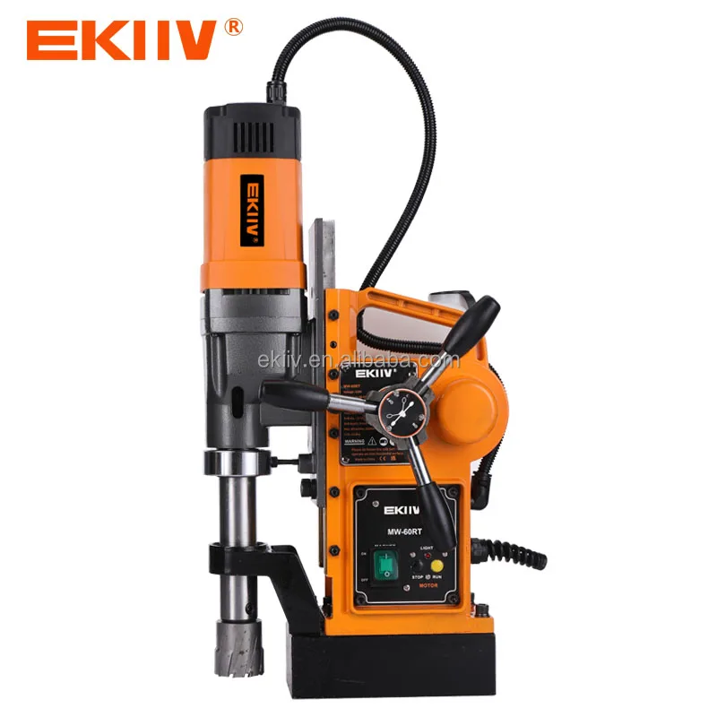 220V/110V 1500W Industrial Grade EKIIV Automatic 60MM Aunnlar cutter Magnetic Base Drill magnetic core drilling machine