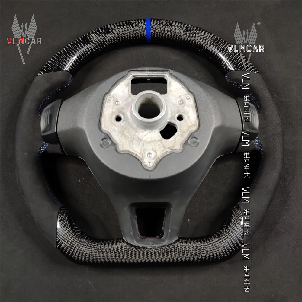 Private custom  carbon fiber steering wheel For VW Golf6/ MK6/Scirocco/Magotan/Polo/Bora