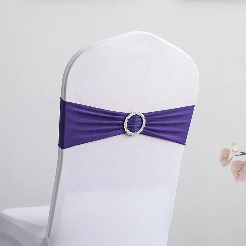 Reusable Decorative Satin Chair Cover Sashes for Wedding Party Dining events